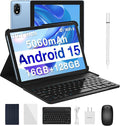 DOOGEE U10 10 inch Tablet with Keyboard, Android 15 Tablet 16GB+128GB/2TB Expand by DOOGEE