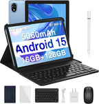 DOOGEE U10 10 inch Tablet with Keyboard, Android 15 Tablet 16GB+128GB/2TB Expand by DOOGEE