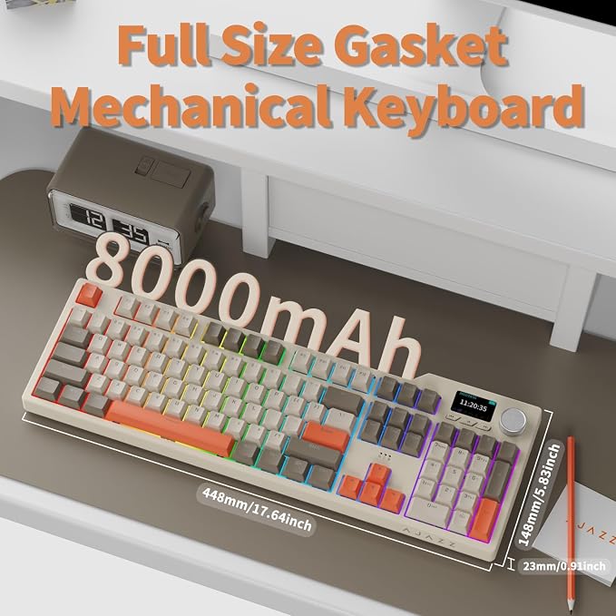 NACODEX AK35I V3 104 Keys RGB Gasket Mount Mechanical Keyboard | Amazing - Image 5