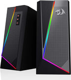 Redragon GS520 RGB Desktop Speakers, 2.0 Channel PC Computer Stereo Speaker by REDRAGON