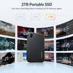 iDsonix 2TB External SSD, Portable Hard Drive USB 3.2 GEN 2x2 up to 2000MB/s - Image 5