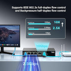 6 Ports 10Gb Unmanaged Ethernet Switch - Image 4