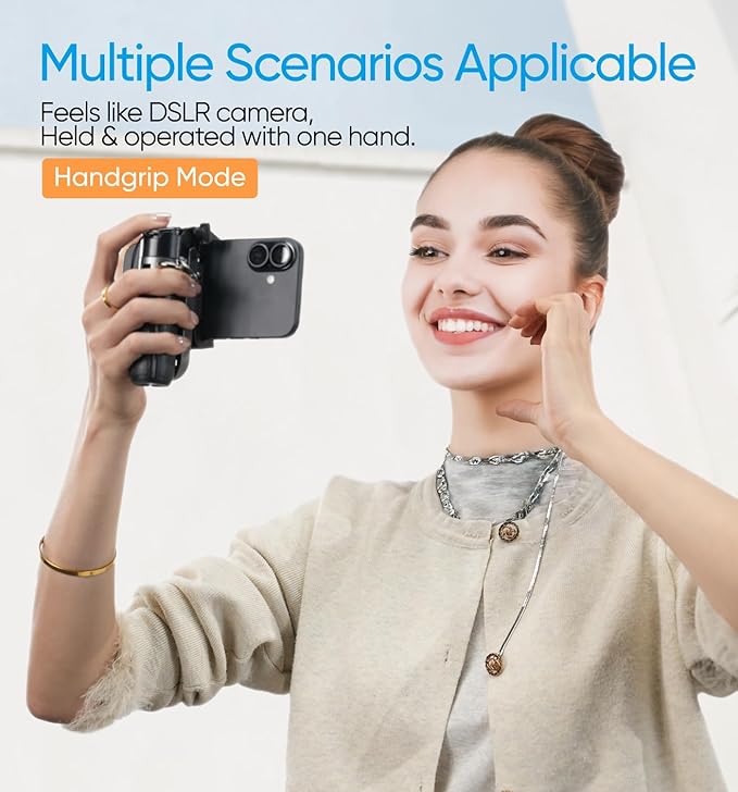 MAGIC JOHN Phone Tripod, Portable Selfie Stick, Pocket Size Selfie Stick - Image 4
