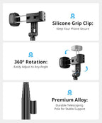 72'' Selfie Stick Tripod, Tripod - Image 5