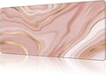 Mouse Pad Large Liquid Marble Non-Slip Gaming Desk Mat by NIYLYNSYN