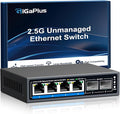 6 Ports 2.5Gb Unmanaged Ethernet Switch by GiGaPlus