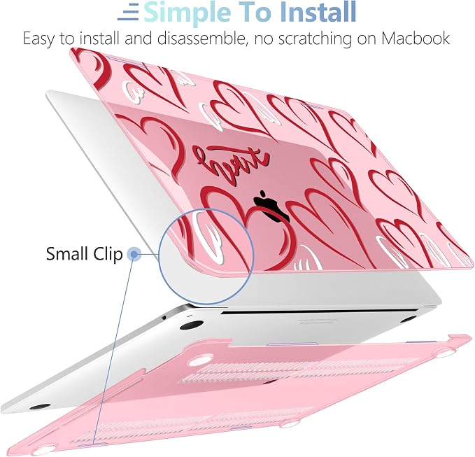 MEEgoodo Case for MacBook Pro 13 inch Case 2022 2021 2020 New A2338 M2/M1 A2251 - Image 4