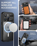 Lanhiem Magnetic for iPhone 15 Pro Max Case, IP68 Waterproof Dustproof Case - Image 3