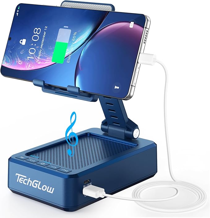 TechGlow Gifts for Men Women Foldable Cellphone Stand by TechGlow