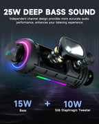 Bluetooth Speakers Wireless Loud Stereo Sound IPX7 Waterproof Outdoor Portable - Image 3