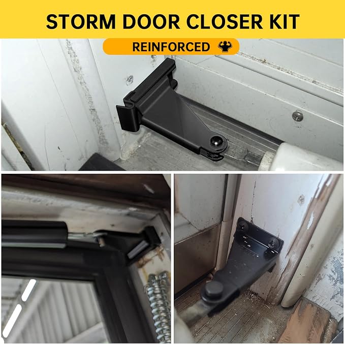 Thickened Storm Door Closer Bracket，Repair Jamb Bracket Compatible - Image 4