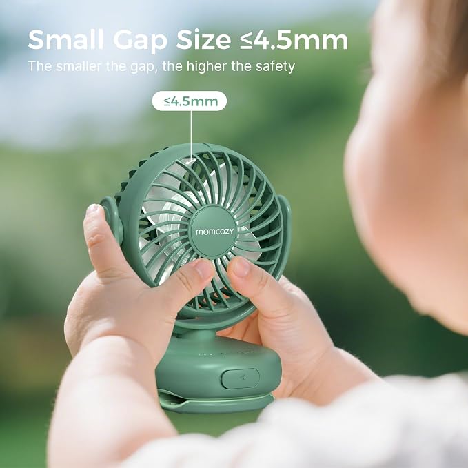 Momcozy Portable Fan with Clip | 4-Speed Mini-Fan - Image 5