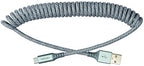Ventev - Chargesync Helix Cable 14" USB A to USB C, Cloth Covered, Flexible - Image 8