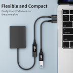 USB C to USB Adapter 2 Pack: 10Gbps USB Female to USB-C Male OTG Cable - Image 5