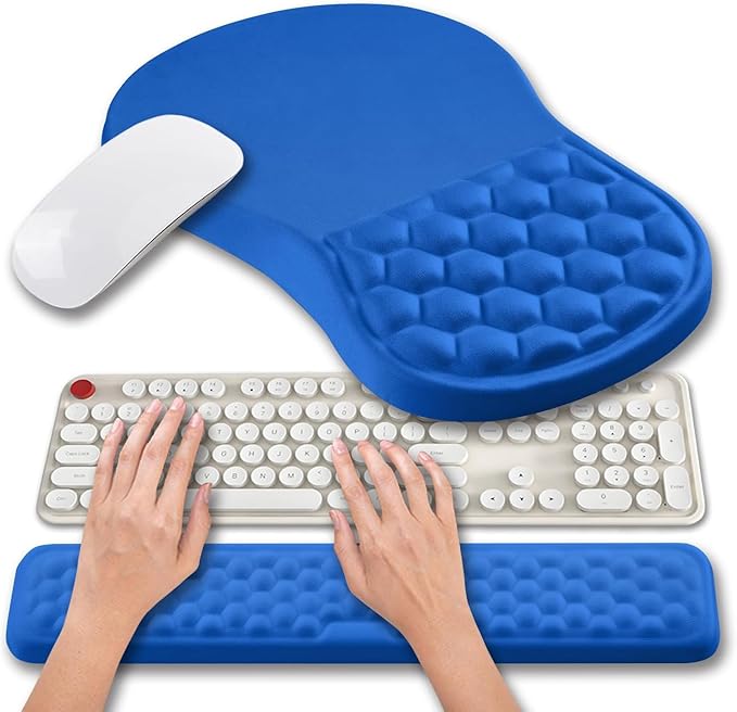 Hokafenle 2 in 1 Ergonomic Mouse Pad Wrist Support & Wrist Rest by Hokafenle