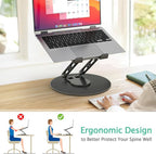 Laptop Stand for Desk Adjustable Computer Stand - Image 2