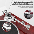Belt Drive Turntable for Vinyl Record Player, Connect - Image 3