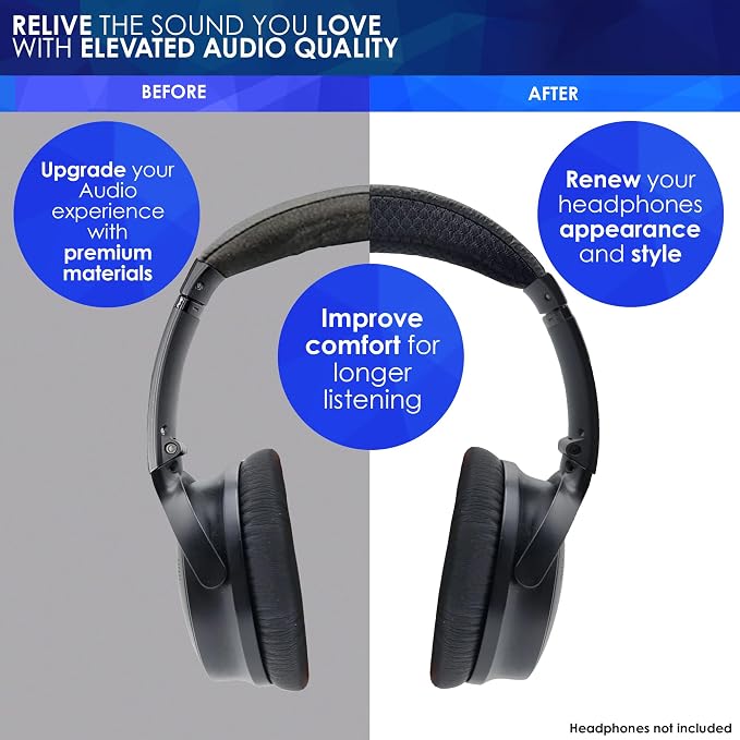 quietcomfort QC35 ii QC35 cool gel headband cushion cover. Compatible - Image 4