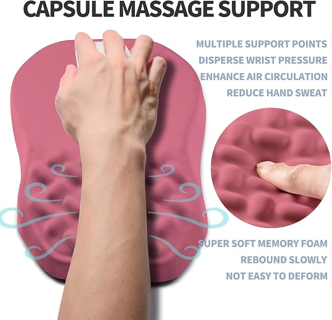Ergonomic Raised Mouse Pad Wrist Support - Image 3