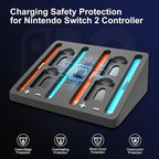 Switch 2 Controller Charger, 4 in 1 Charging Dock - Image 2