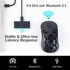 M3 Mini 4K Wireless Mouse Signature Edition 5.1/2.4 GHz/Wired Optical Mouse - Image 3