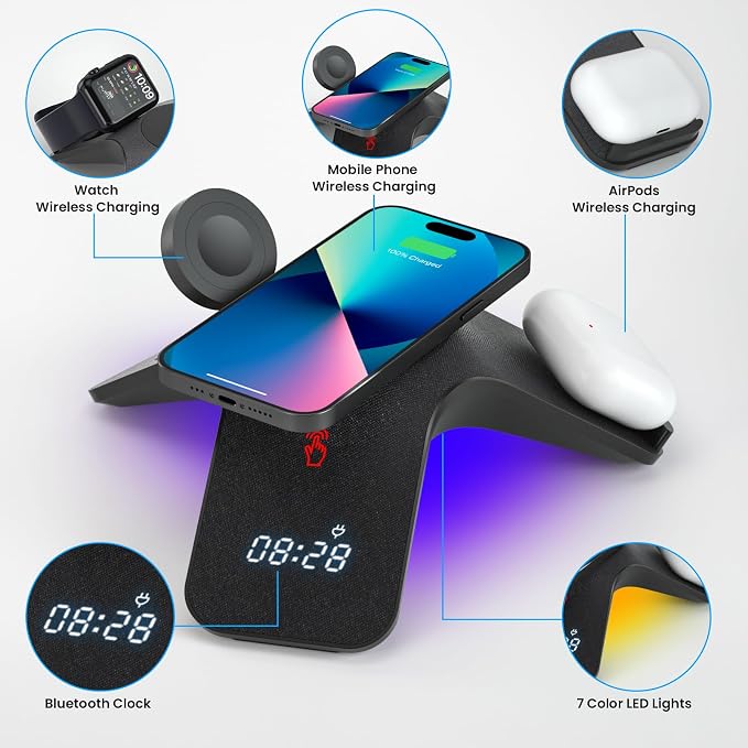 YLF 5-in-1 Wireless Charger station - Image 3