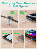 Pink-Upgraded 3 in 2 USB C Cable - Image 5