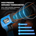 Infrared Thermometer Temperature Gun, -40℉ to 2192℉ Dual Laser High Temp - Image 2