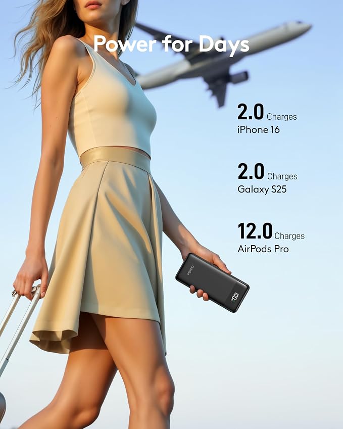 Portable Phone Charger, 10000mAh Portable Charger Power Bank - Image 6