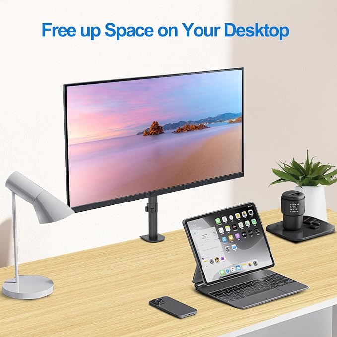 H&C Single Monitor Mount, Desk Mount - Image 7