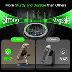 Wireless Charger 3 in 1 for iPhone, Magnetic Charging Station for Apple Family - Image 8