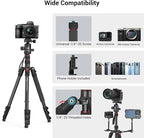 SmallRig Camera Tripod, 360°Ball Head Detachable, Payload 33lb, Adjustable - Image 8