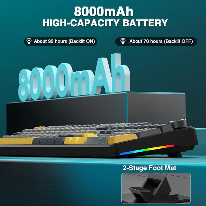 AULA F108 PRO - Wireless Mechanical Keyboard - Image 6
