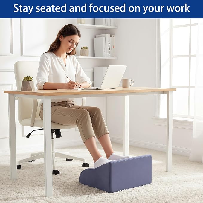 Foot Rest for Under Desk at Work Ergonomic Under Desk Footrest，Support Foot - Image 2