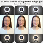 4K Webcam with Light, HD Webcam - Image 4