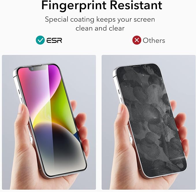 ESR 3 Pack for iPhone 13 Pro Max/iPhone 14 Plus Screen Protector, Tempered - Image 7