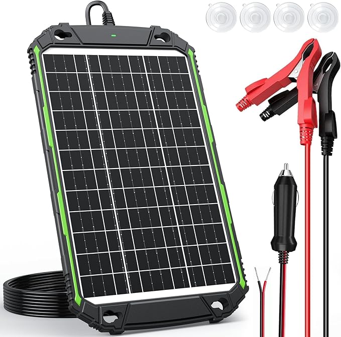 Sun Energise 15W 12V Solar Battery Charger Maintainer PRO, Built-in Smart MPPT by SunEnergise