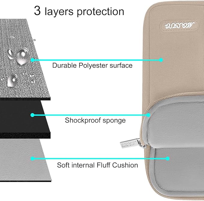 MOSISO Laptop Case 13.3 inch, 13-13.3 inch Laptop Sleeve Compatible - Image 3