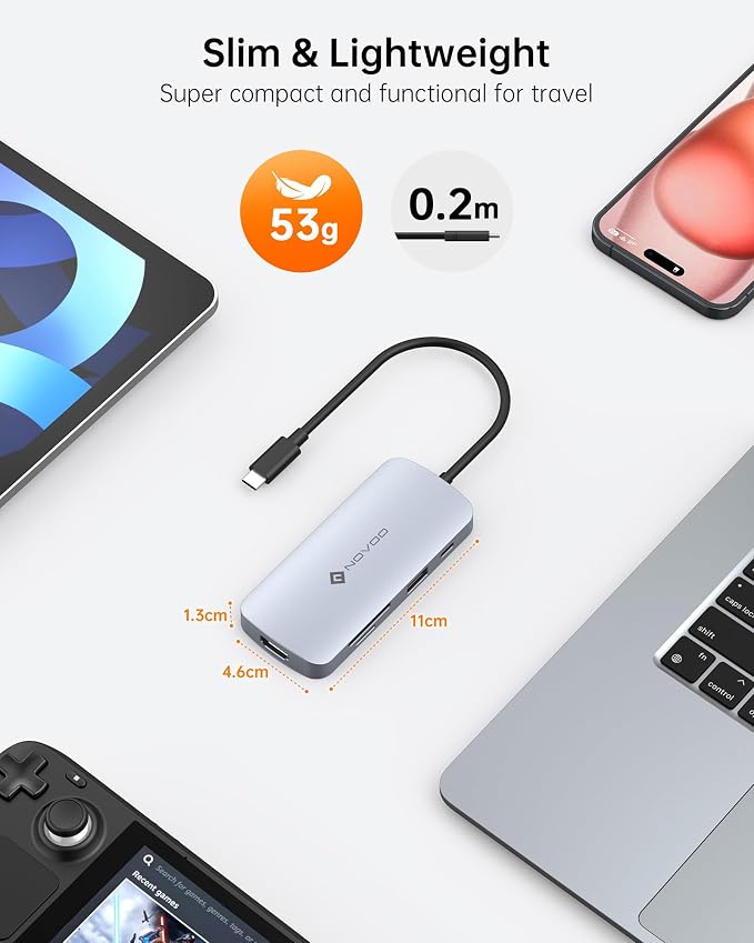 USB C Hub, 9 in 1 USB C Multiport Adapter - Image 7