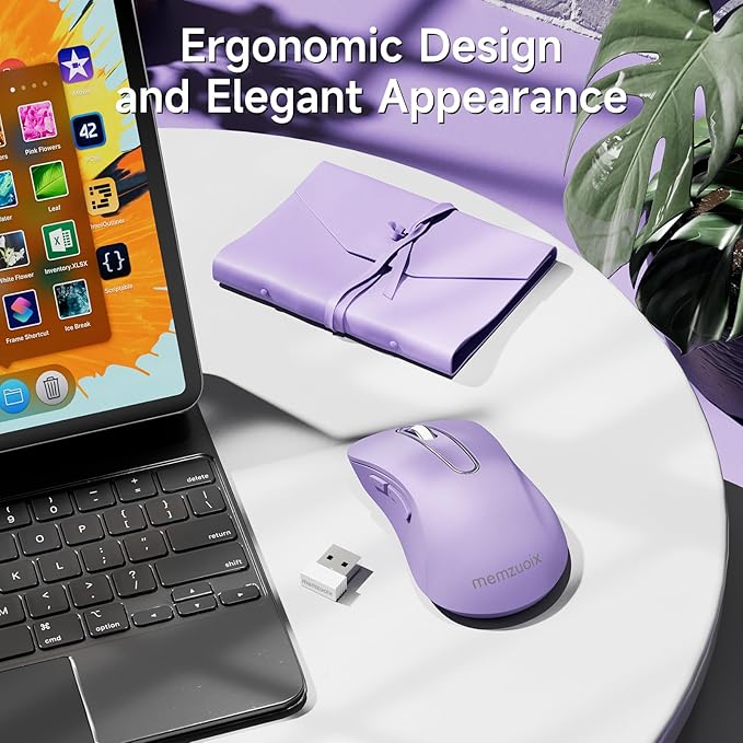 memzuoix 2.4G Wireless Mouse, 1400 DPI Computer Mice - Image 5