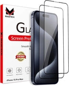 Screen Protector Tempered Glass Compatible by MASETECH