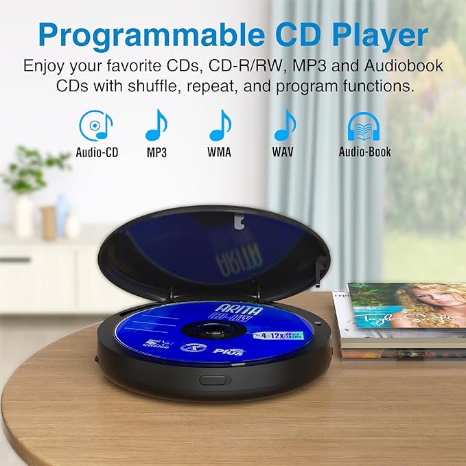 MEGATEK CP27BR Portable CD Player Bluetooth - Image 5