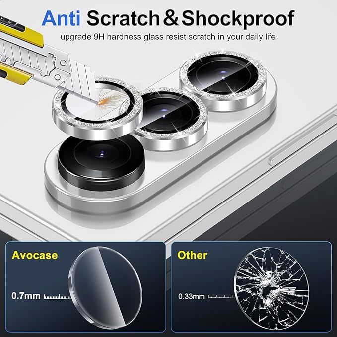 for Samsung Galaxy Z Fold 7 Camera Lens Protector, Individual Metal Ring - Image 3