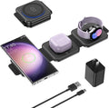 Travel Charger for Samsung Multi Devices, Foldable 3 in 1 Wireless Charging by Fanisicworthtotryandtrust