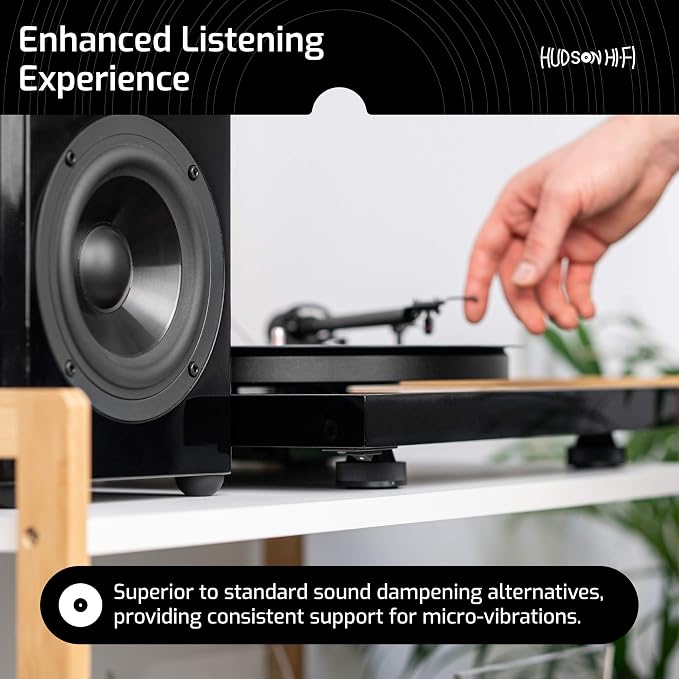 1" Platinum Silicone Speaker Isolation Pads - Image 5