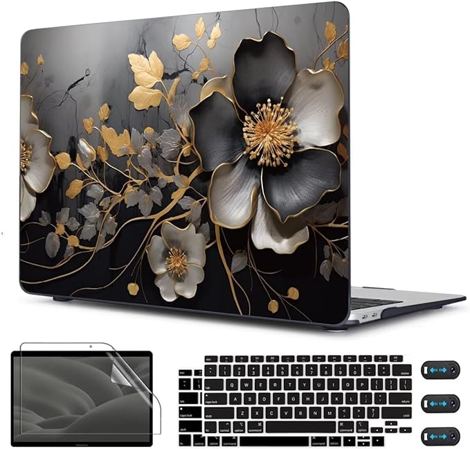 CISSOOK Compatible with MacBook Air 13 inch Case 2021 2020-2018 Release M1 Chip by CISSOOK
