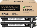 Versalink B7125 B7130 B7135 Black High Capacity Toner Cartridge 2-Pack by KingKJInkToner