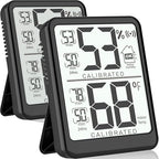 Antonki 2-Pack Room Thermometer, Digital Small Hygrometer Indoor Thermometer by Antonki