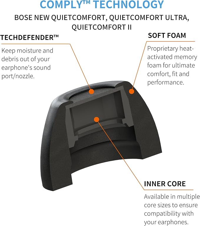 Comply Memory Foam Replacement Earbud Tips - Image 3