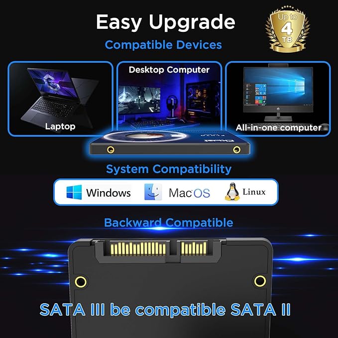 FX815 2TB SSD, 2.5" SATA SSD, Internal Solid State Drive, 3D NAND SLC Cashe - Image 5